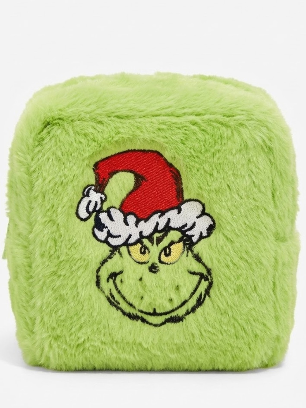 Grinch Fuzzy Accessory Pouch New
